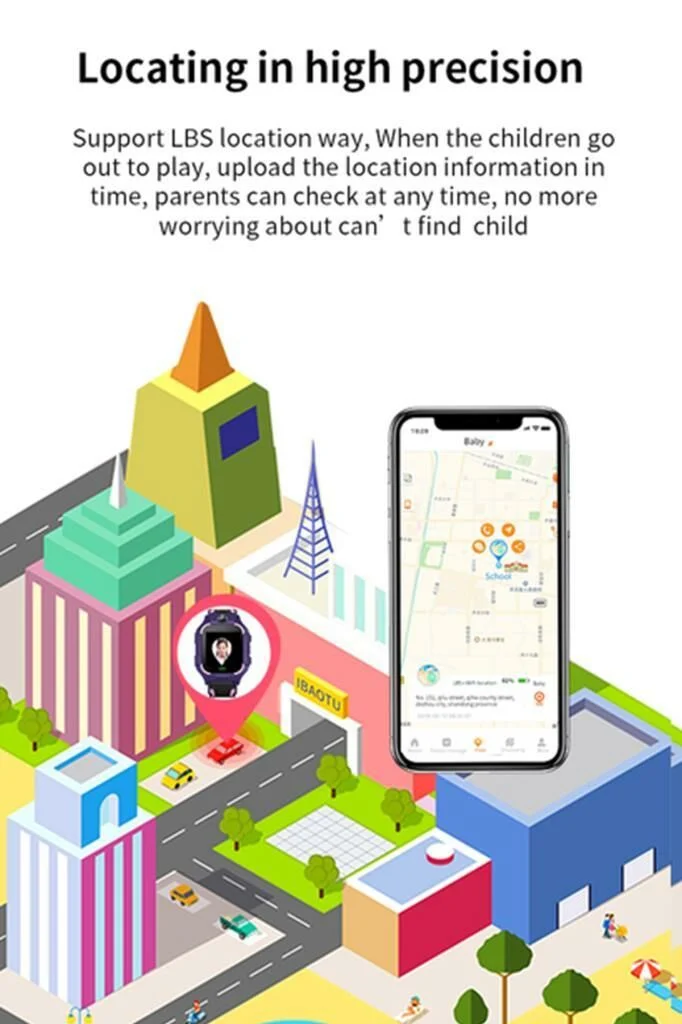 Torima Z6 Çocuk Konum Takipli GSM Destekli Gps Özellikli Akıllı Saat Siyah Btk Onaylı, Kapanmama Garanti